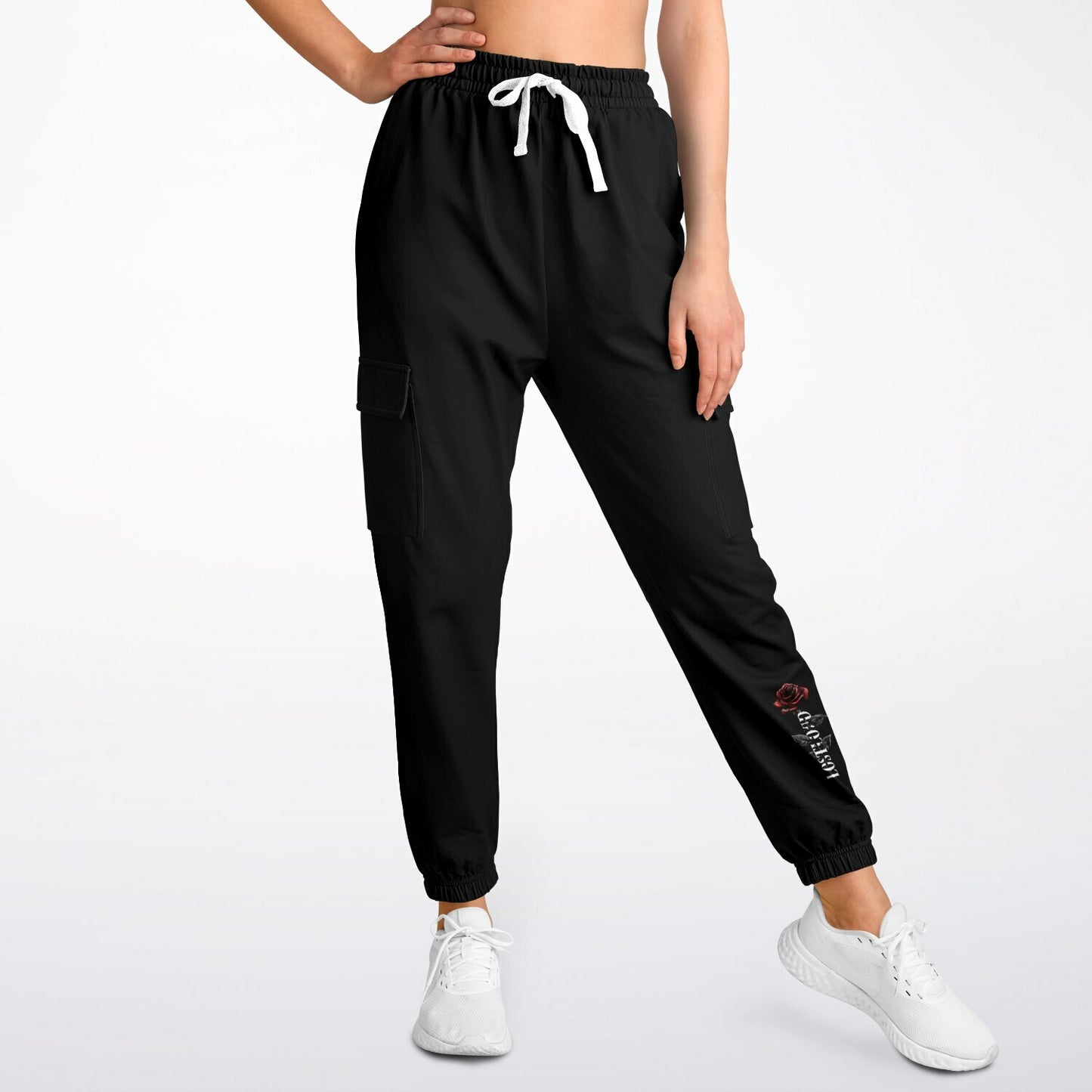 LostLoud / Rose Athletic Cargo Sweatpants - AOP