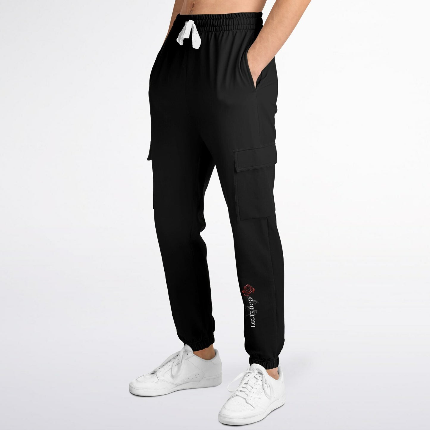 LostLoud / Rose Athletic Cargo Sweatpants - AOP