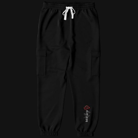 LostLoud / Rose Athletic Cargo Sweatpants - AOP