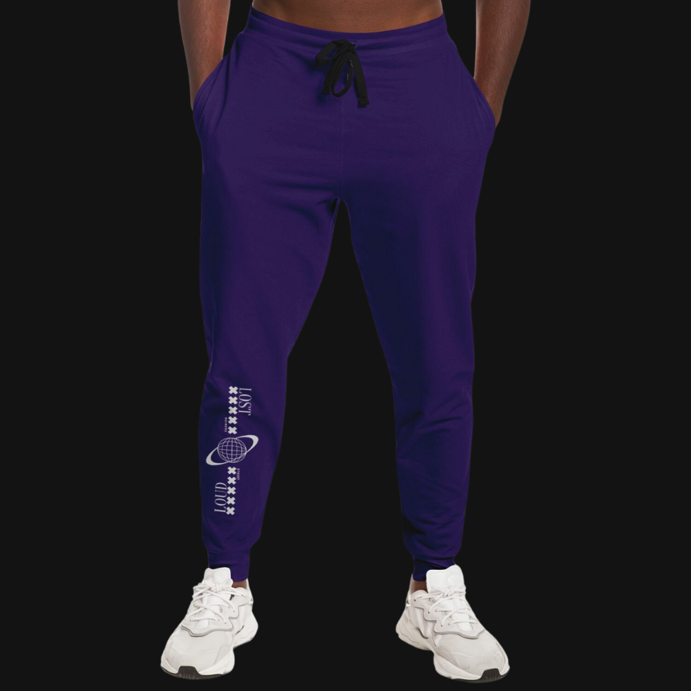 Dark Purple Street Hustle Jogger