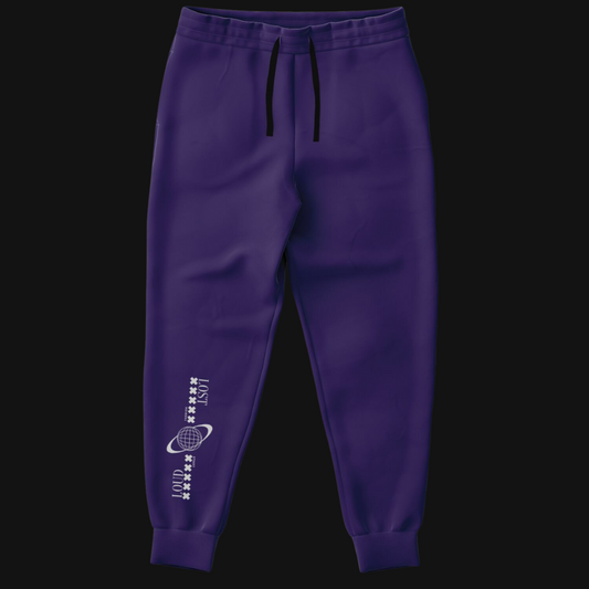 Dark Purple Street Hustle Jogger