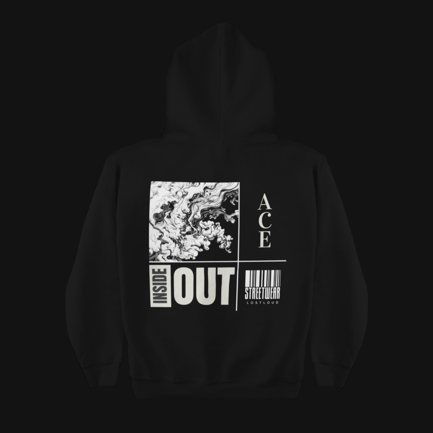 INSIDE OUT STREETWEAR – ACE HOODIE