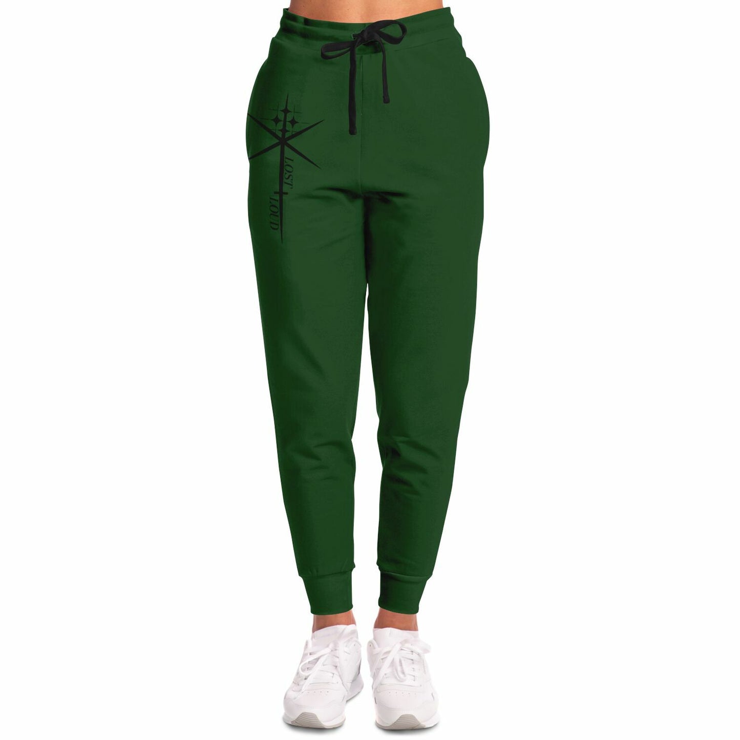 Military Green Star Joggers – AOP