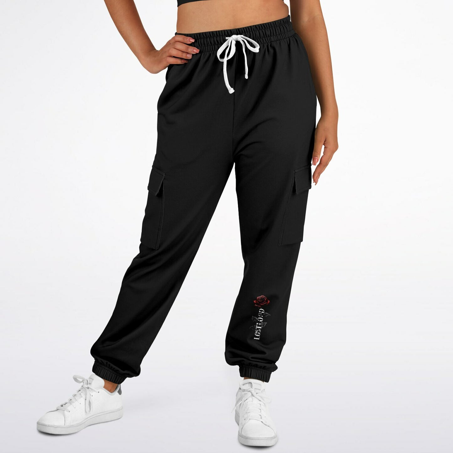 LostLoud / Rose Athletic Cargo Sweatpants - AOP