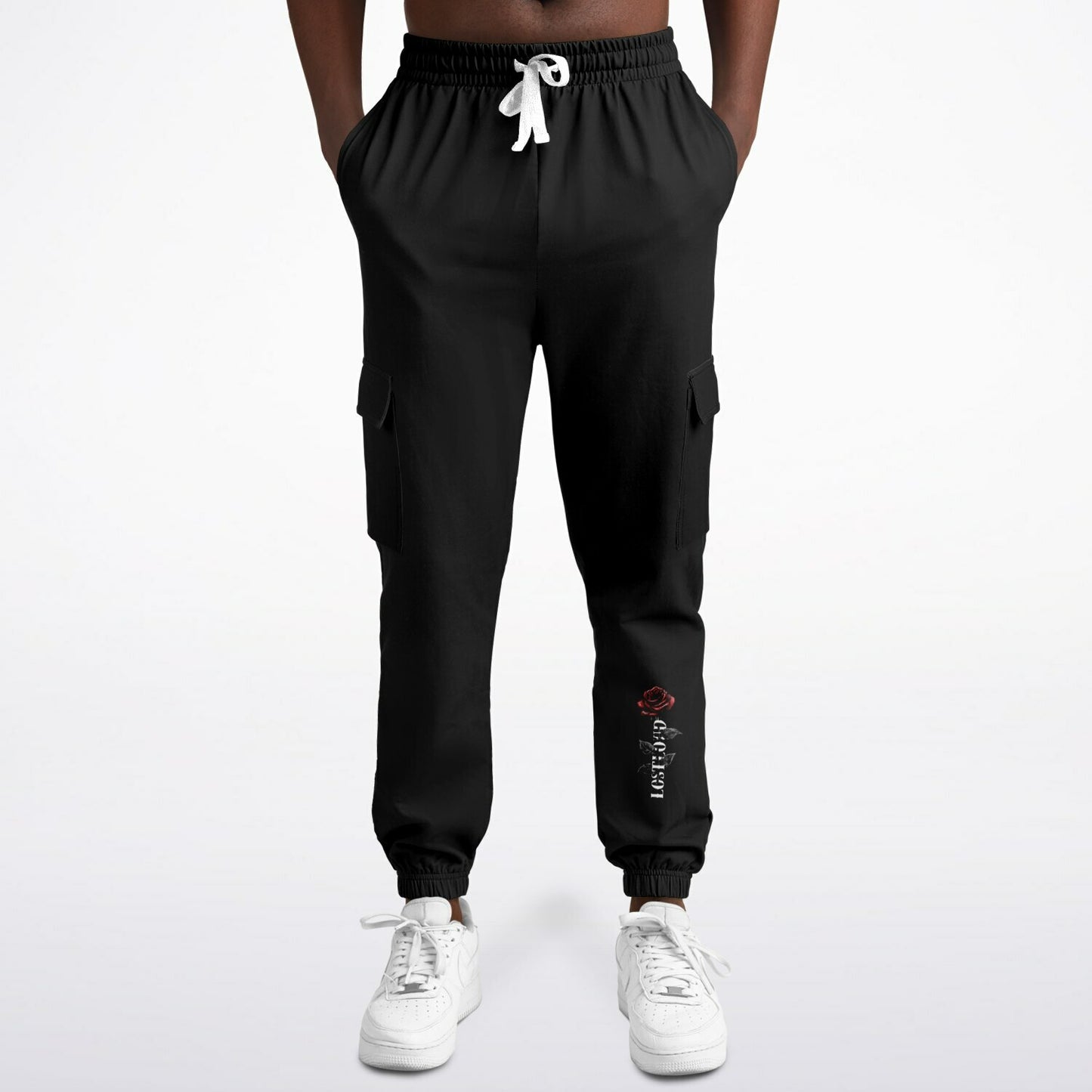 LostLoud / Rose Athletic Cargo Sweatpants - AOP