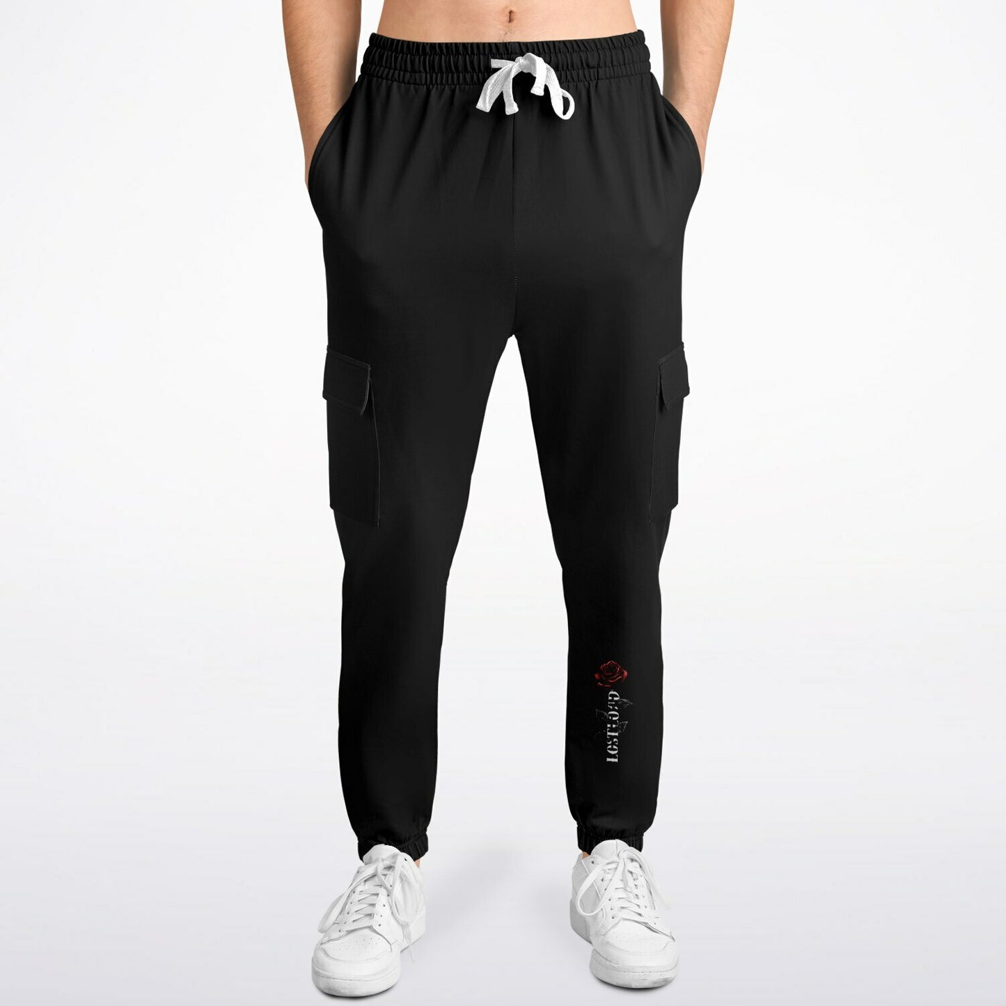 LostLoud / Rose Athletic Cargo Sweatpants - AOP